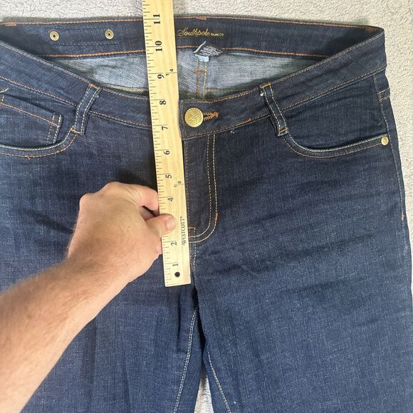 Southpole Jeans Women’s Size 9 Mid-rise Boot Cut Dark Wash Blue Jeans - Picture 7 of 11